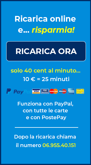 Cartomanti vere a basso costo ricarica online con PayPal e con tutte le carte